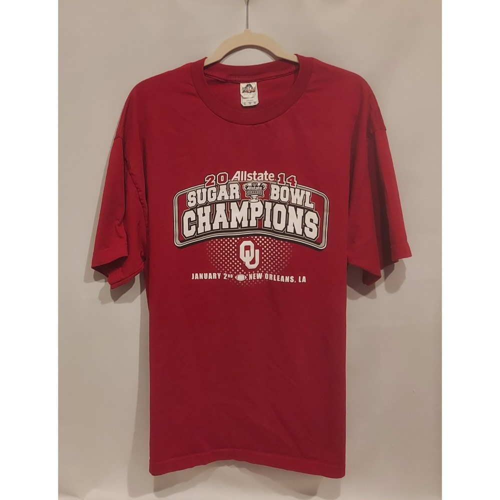 Alstyle Apparel Mens 2014 Oklahoma Sooners All-State Sugar Bowl T-Shirt Size XL